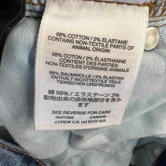 Point Sur Cropped Distressed High Rise Denim Jeans Size 30 - Picture 9 of 13